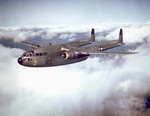 A Fairchild C-119 Flying Boxcar from the 314th Troop Carrier Group operating out of Japan during the Korean War (USAF)