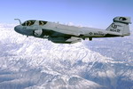 A US Marine Corps EA-6B Prowler from Bagram Air Base flies over Afghanistan on 26 November 2009. (USAF/Staff Sgt Michael B Keller)