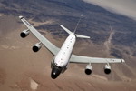 An RC-135 Rivet Joint from the US Air Force's 343rd Reconnaissance Squadron from Offut AFB, Nebraska, over Kyrgyzstan on 14 March 2006. (USAF/MSgt Lance Cheung)
