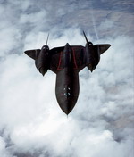 An SR-71 of the US Air Force's 9th Strategic Reconnaissance Wing as seen in September 1984. (SSgt Michael Haggerty/USAF)