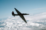 A Lockheed U-2 'Dragon Lady' operating out of Beale Air Force Base, California, flies a training mission over northern California. (DoD)