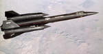 A Lockheed YF-12  in fight. (USAF)