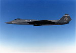 Side view of a Northrop/McDonnell Douglas YF-23 in flight. (USAF)