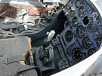 The Gnat's cockpit