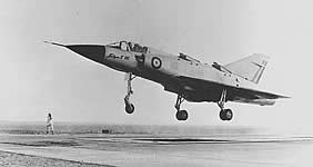 Balzac V 01 taking off vertically - note open air scoops