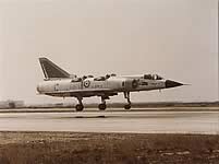Mirage III V lifting off the runway